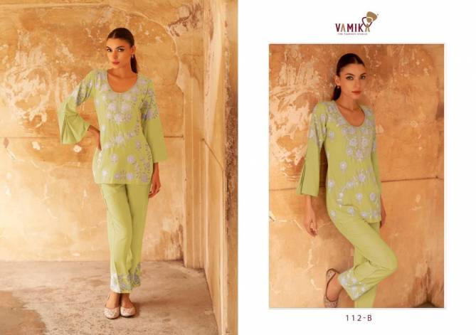 Veronica Vol 3 By Vamika 112 A To E Cord Set Top With Bottom Wholesale Market
